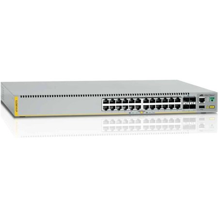 ALLIED TELESIS 24 - 100/1000 Sfp Ports, 4 10G Sfp+ Ports, Dual Replaceable Dc Power AT-X510-28GSX-80
